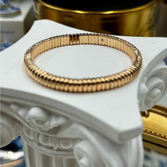 🆕 ROXANNE ASSOULIN 🧿 NWOT Golden LOVE Bracelet Set - Set of 2 - Picture 13 of 16